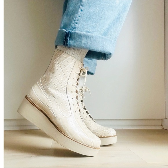 Anthropologie Stormy Moto Boots New Sz 9 - Picture 1 of 5